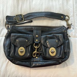 COACH Vintage Legacy XL Black Leather